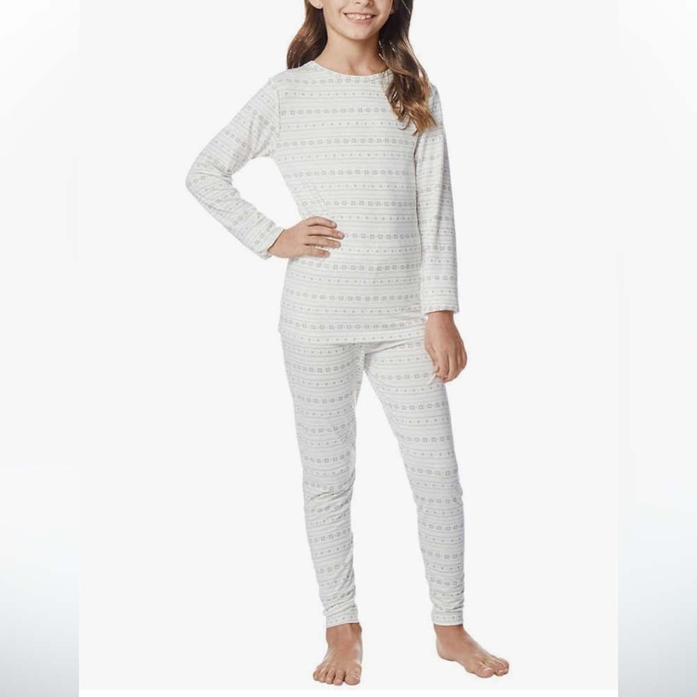 32 DEGREES HEAT Kids Long Sleeve Crew Neck and Legging Set in size M (8-10)